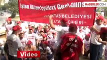Beşiktaş'ta İşçi Eyleminde Sopalı Kemerli Kavga