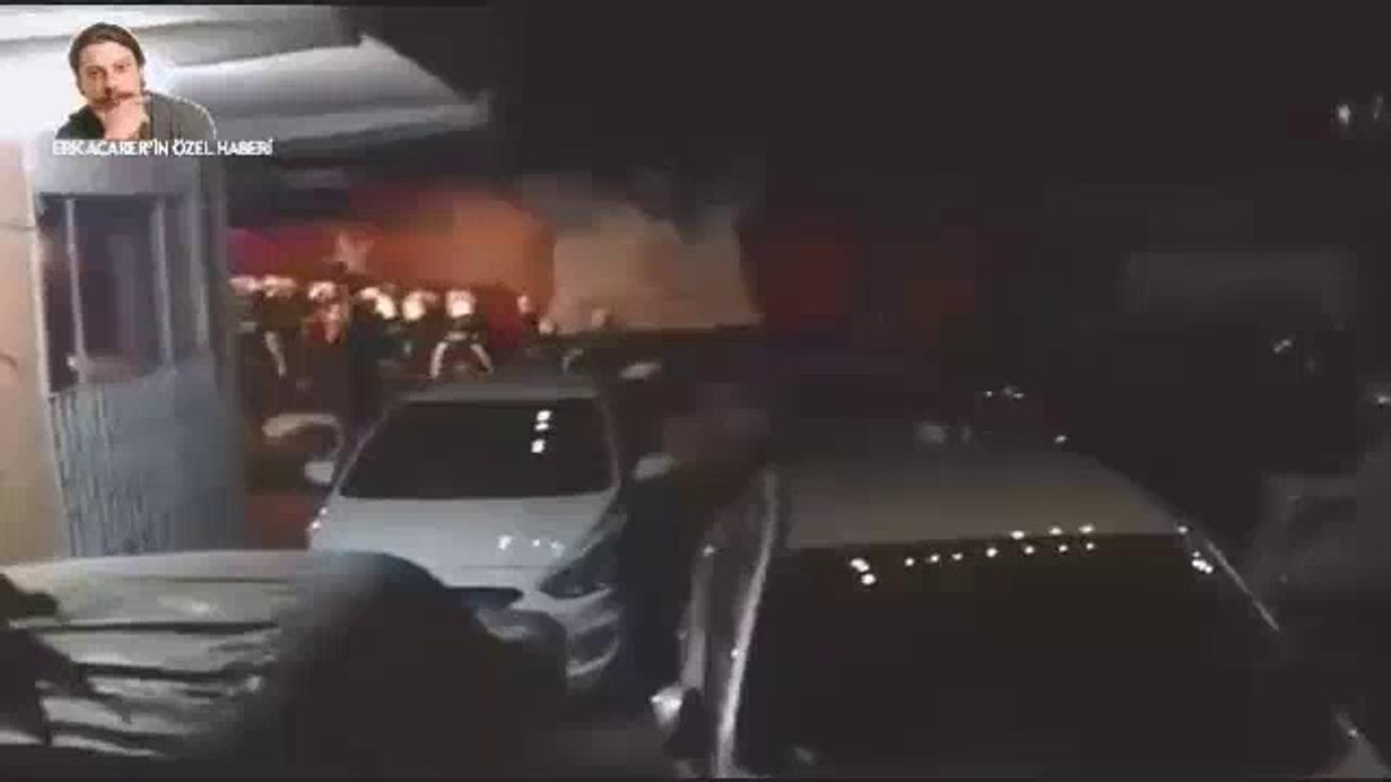 Polis facia yaşanan inşaatta sabaha kadar şiddet uyguladı