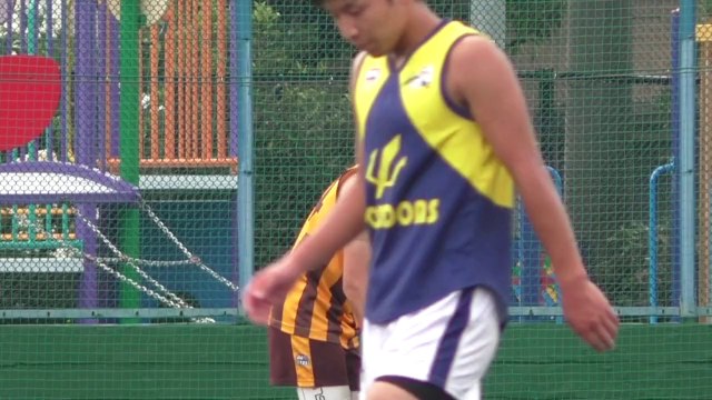 湘南ポセイドンズ　対　イースタン ホークス [Q2] SHONAN POSEIDONS vs EASTERN HAWKS - 2014 AFL JAPAN TOP LEAGUE