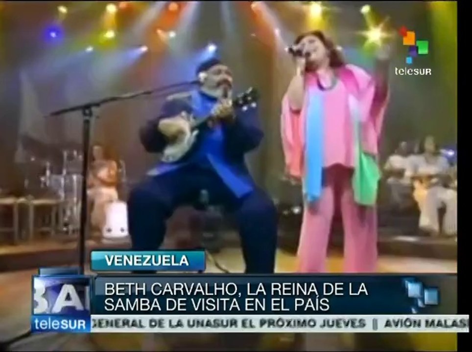Venezuela: cantante brasileña Beth Carvalho enamora Caracas con su voz