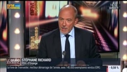 Stéphane Richard, président directeur général d’Orange, dans Le Grand Journal - 09/09 3/3