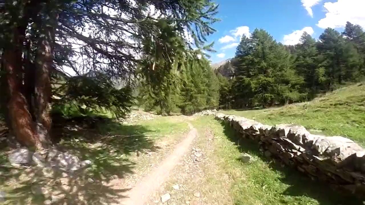 vtt descente du col  Agnel au Queyras 06-09-2014