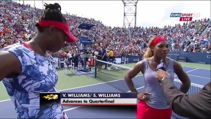 Williams/Williams vs Muguruza/Suarez Navarro 2014 Highlights