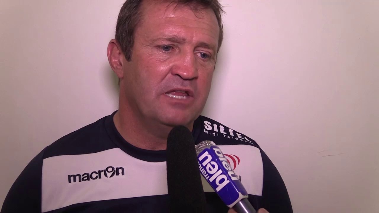 3° journée de ProD2 Narbonne - ASBH réaction Christophe Hamacek