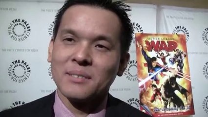 JUSTICE LEAGUE  WAR - JAY OLIVA (DIRECTOR) interview by Rennie Cowan.