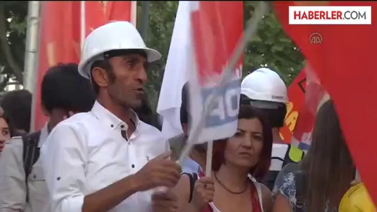 Şişli'deki asansör kazasını protesto