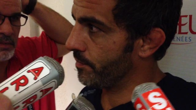Mathieu blin après la défaite de Agen sur la section paloise