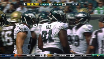 Cox draws flag for horse-collar tackle