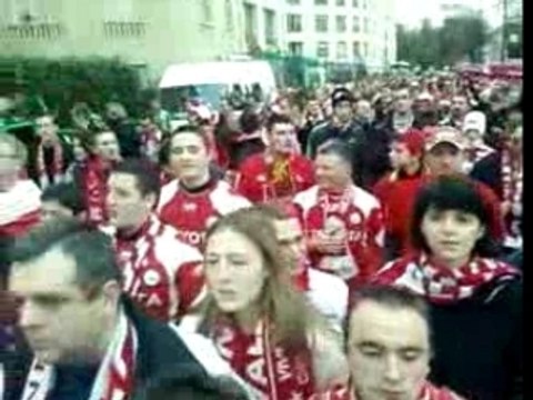 Supporters du VAFC Valenciennois a Paris