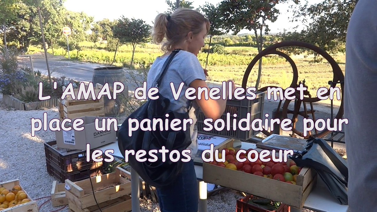 Partenariat entre l'AMAP de Venelles et les restos du coeur