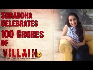 Shraddha Celebrates 100 Crores of Ek Villain