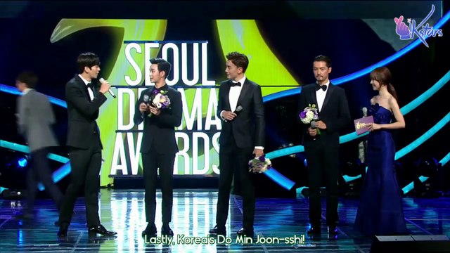 [ENGSUB] 140904 Seoul International Drama Awards - Kim Soo Hyun's Cuts