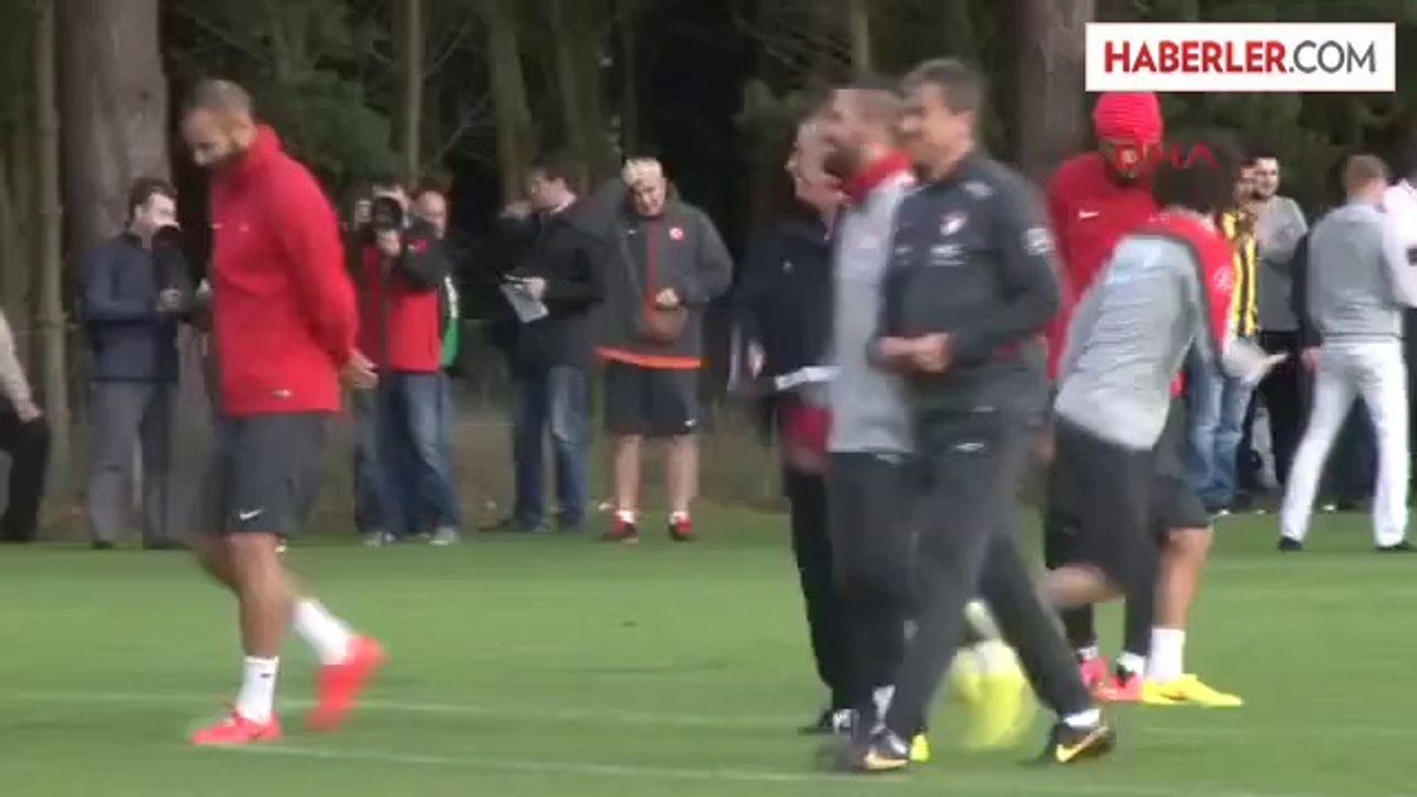 A Milli Futbol Takımı, İskoçya Kampındaki Son Antrenmanını Yaptı