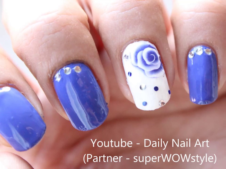 Roses Nail Designs For Beginners ✦ how to use Nail Decals