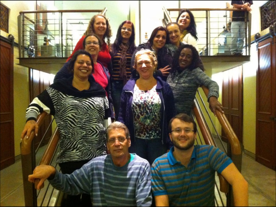Escola Professores visita Museu Estação Ferroriviaria