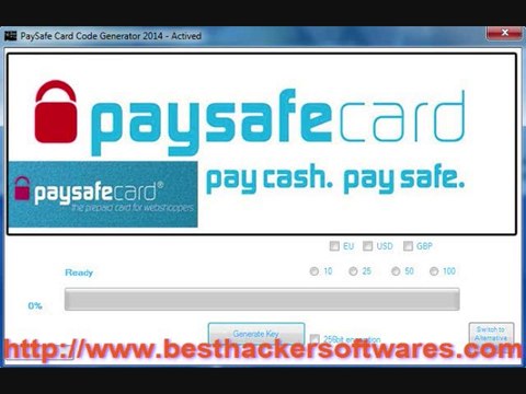 PaySafe Card Code Generator 2014 - easy way to go shopping online !