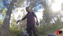 cyclist hit a tree at 50 kmh