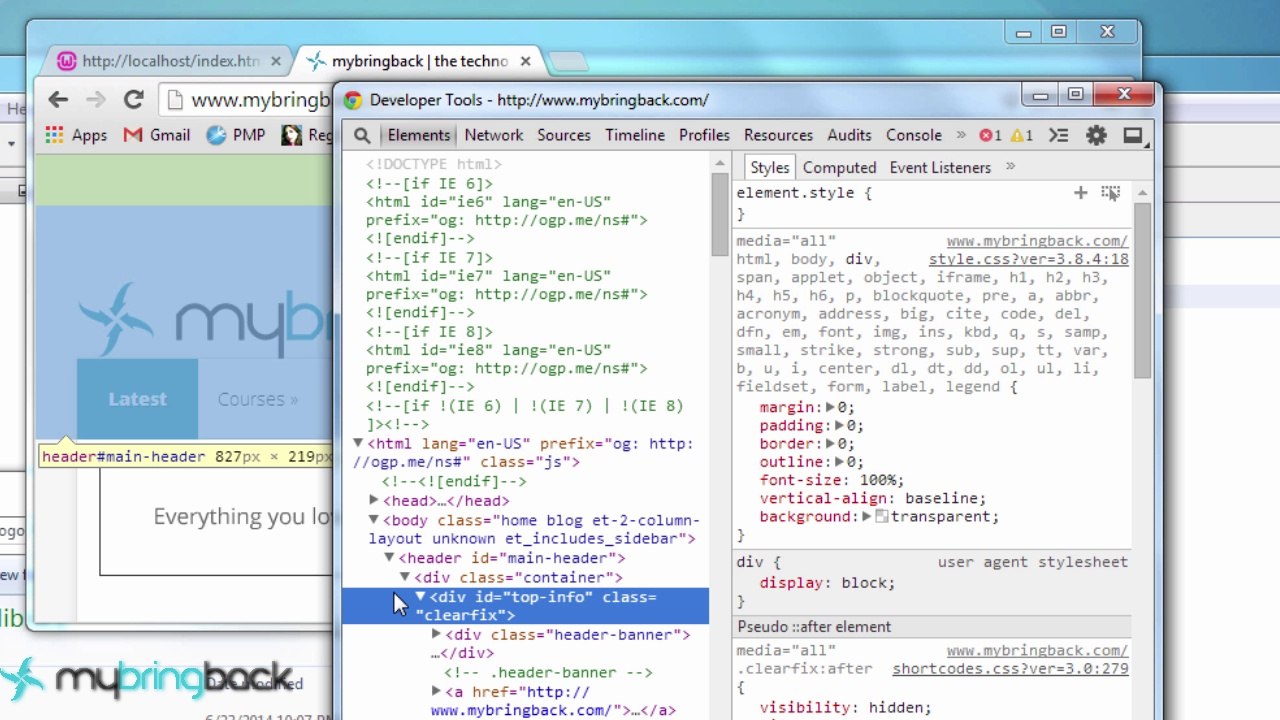 HTML and CSS Tutorials 2: HTML basics, doctype, body, head, and paragraphs
