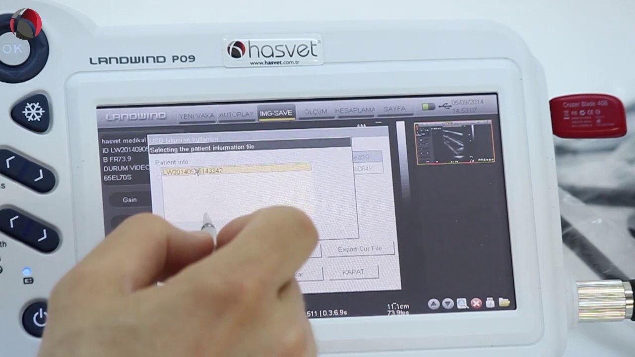 Landwind P09 Veteriner Ultrason Cihazı