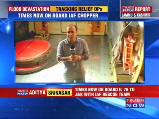 Tracking relief ops aboard IAF chopper