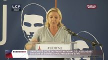 Evénements - Discours de Marine Le Pen à l'Université d'été du Front National Jeunesse à Fréjus