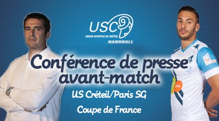 HAND Conf de Presse avant Créteil/Cesson-Rennes