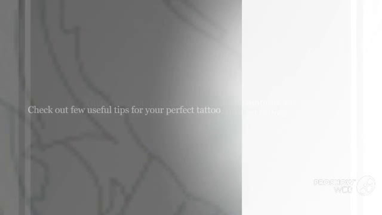 Guidelines to get the perfect Ink