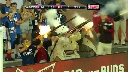 Après son but, Diego Fagundez réclame un tir au fusil !