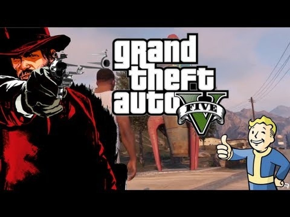 Easter Egg GTA 5: Red Dead Redemption & Fallout New Vegas in GTA?? by Doble