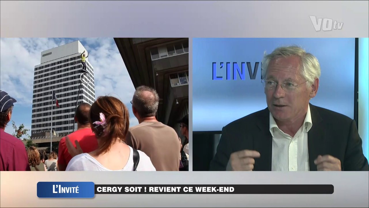 VOtv L'Invité : Jean-Paul Jeandon - Cergy Soit ! revient ce week-end