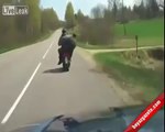 Sarhoşların motorsiklet kazası
