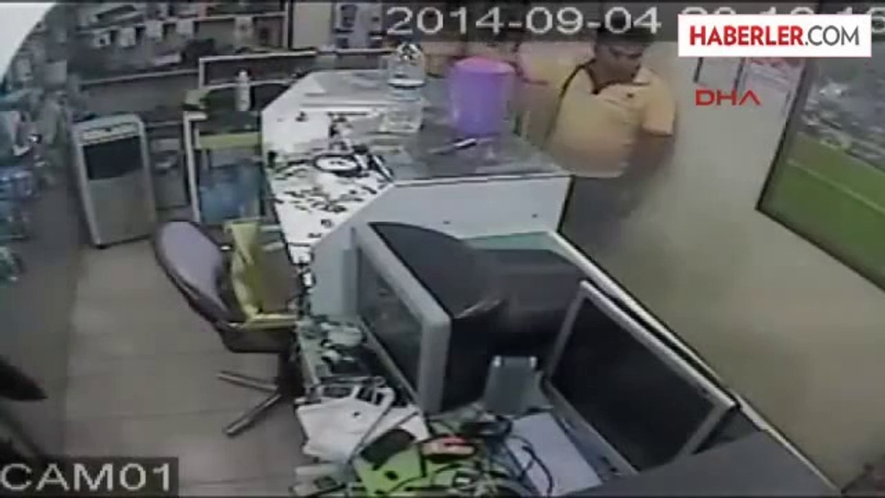 Cep Telefonu Hırsızlığı Güvenlik Kamerasına Yansıdı
