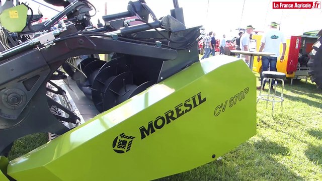 Récolte : Moresil, une coupe à céréales repliable