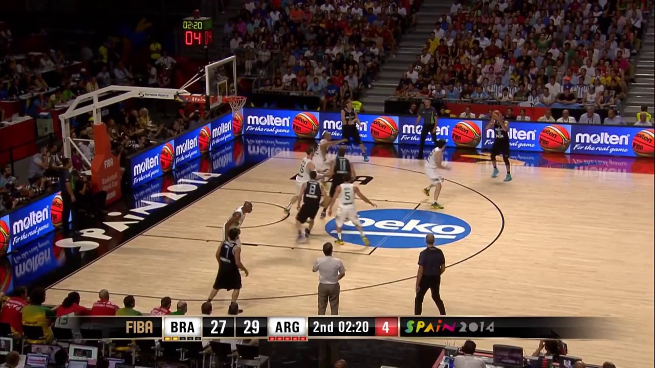 Brazil v Argentina - Game Highlights - Round of 16 - 2014 FIBA Basketball World Cup