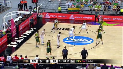 Jonas Valanciunas - Amazing Performance - 2014 FIBA Basketball World Cup
