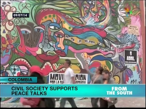 Colombian civil society backs peace talks
