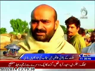 Affected areas by Flood