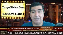 North Texas Mean Green vs. Louisiana Tech Bulldogs Pick Prediction NCAA College Football Odds Preview 9-11-2014