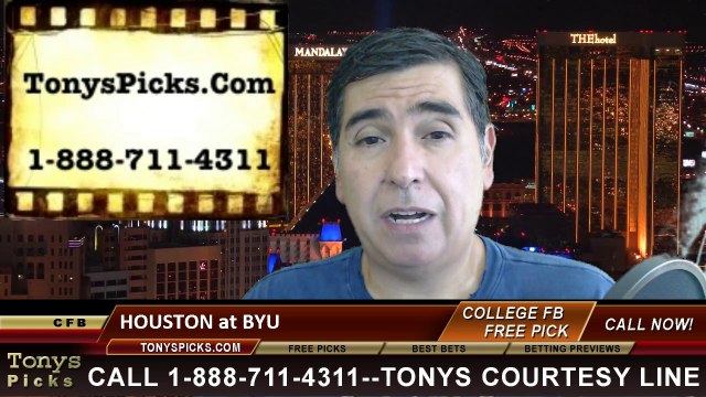 BYU Cougars vs. Houston Cougars Pick Prediction NCAA College Football Odds Preview 9-11-2014