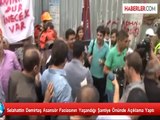Selahattin Demirtaş Asansör Faciasının Yaşandığı Şantiye Önünde Açıklama Yaptı
