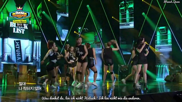Hyuna feat. LE of EXID - Blacklist [German Sub]