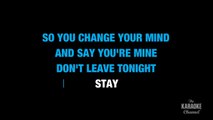 Stay in the Style of _Hurts_ karaoke video with lyrics (no lead vocal)