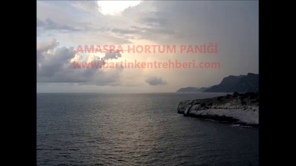 AMASRA'DA HORTUM PANİĞİ