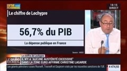 Emmanuel Lechypre: Déficit: la dépense publique en France équivaut à 56,7 % du PIB - 08/09
