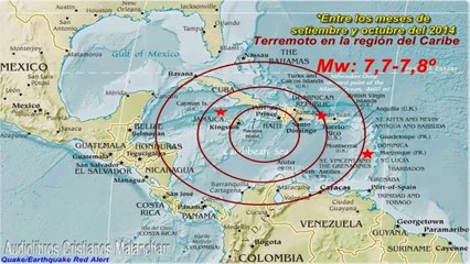 Terremoto en la region CARIBE entre los meses de septiempbre y octubre