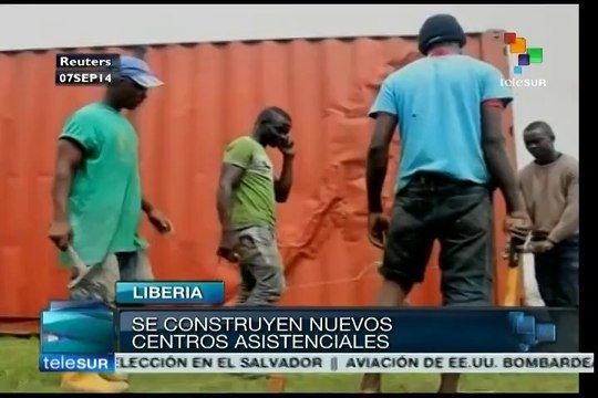 Liberia construye centros de atención para infectados de ébola
