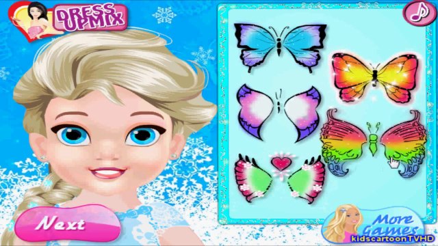 Frozen Full Movie Game 2013 - Baby Elsa Butterfly Face Art - Frozen Disney Movies Inspired
