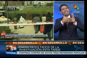 Gobierno chileno mantiene reunión urgente; aplicará Ley antiterrorista