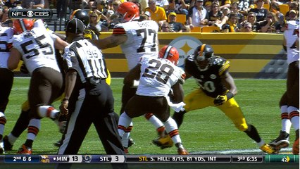 Ryan Shazier makes plays vs. Browns