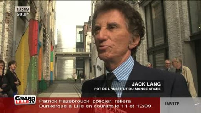 Jack Lang inaugure l'expo sur l'art secret (Lille)